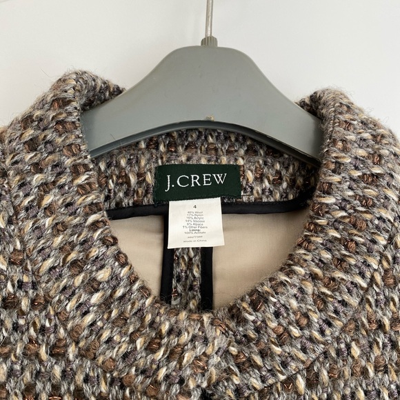 J.Crew Brown Tweed Jacket - Picture 3 of 8